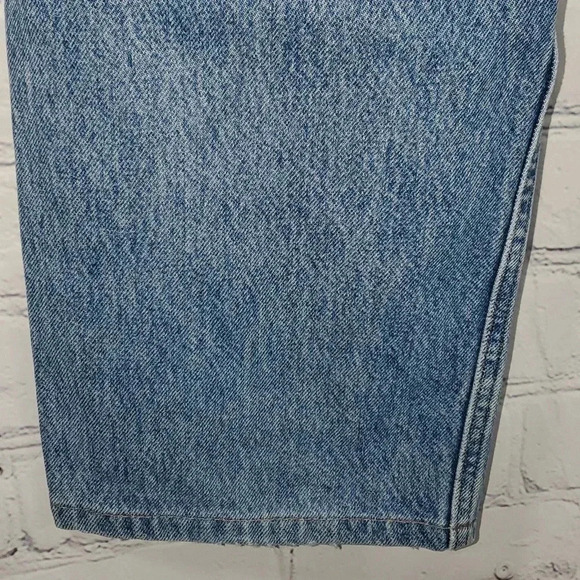 Harley Davidson Genuine Motorclothes Blue Straight Leg Jeans Mens Zip Size 36x32 - Picture 5 of 14